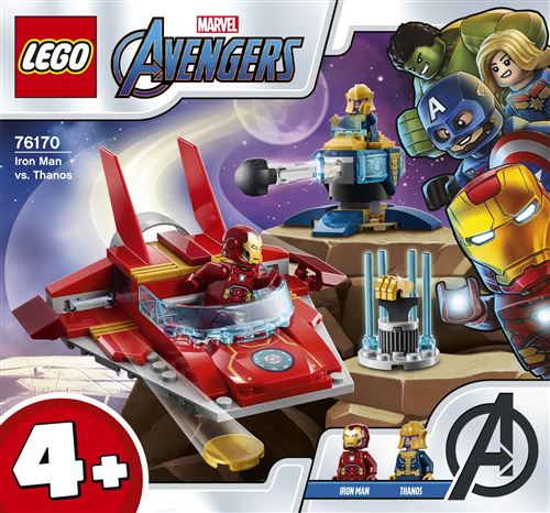 LEGO Marvel Avengers 76170 Iron Man contre Thanos 