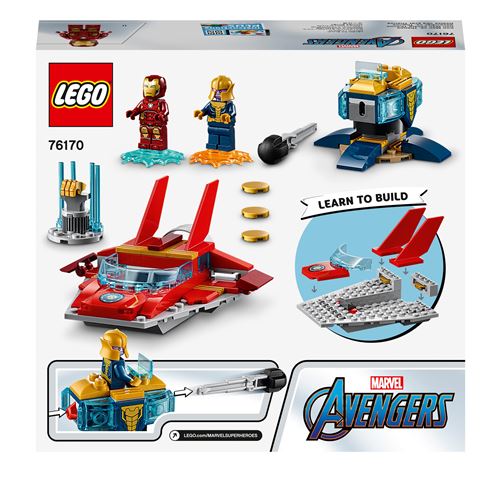 9€87 sur LEGO® Marvel Avengers 76170 Iron Man contre Thanos - Lego - Achat  & prix