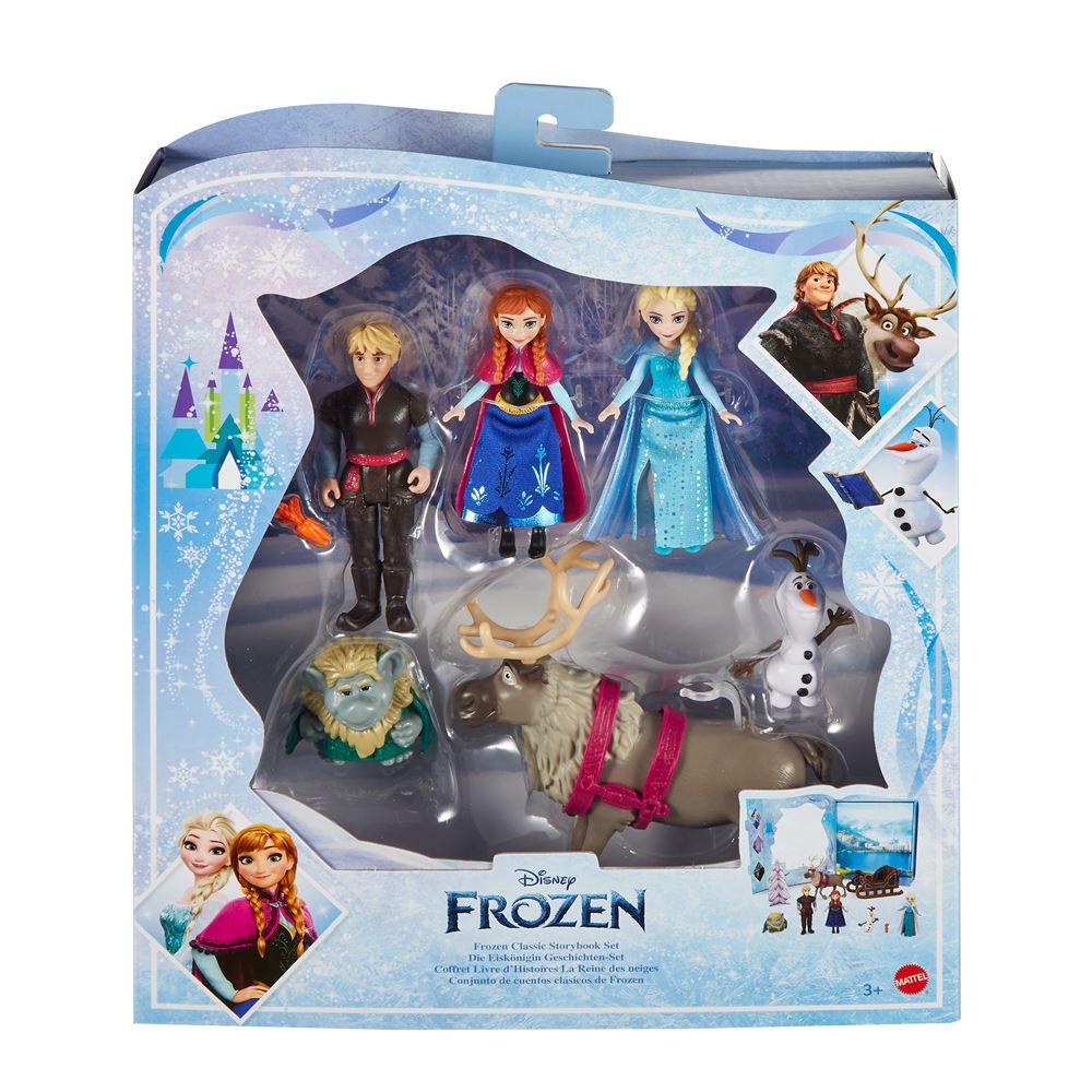 Maison de poupée Disney Frozen Coffret Livre d’Histoires La Reine des ...