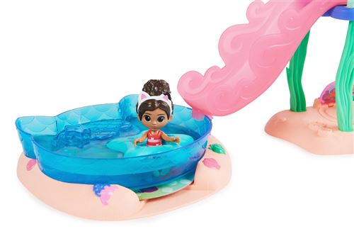 Gabby et la maison magique - Coffret piscine senchationnelle avec figurines  Gabby et Marine - Poupées