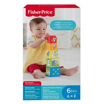 Cubes Decouvertes Fisher Price Jouet Empilable Achat Prix Fnac