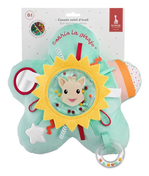 Jeu d'éveil Sophie La Girafe Coussin d’éveil Soleil