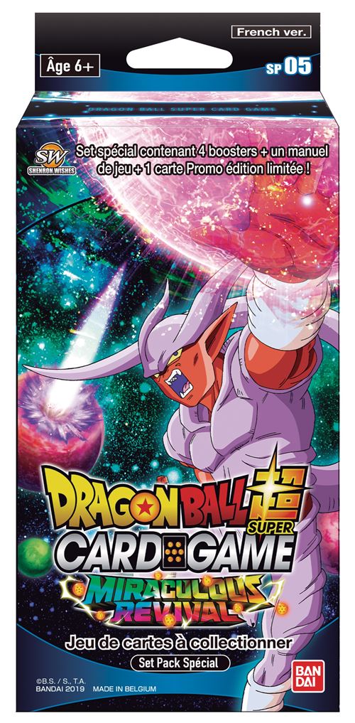 Bandai Jeu De Cartes Bandai-Dragon Ball Z Super Jcc Special Pack 5