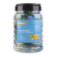 Pot Fnac Kids avec 175 billes et 8 calots
