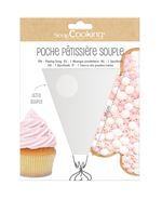 Poche à douille extra souple Scrapcooking Réutilisable Blanc 35 cm