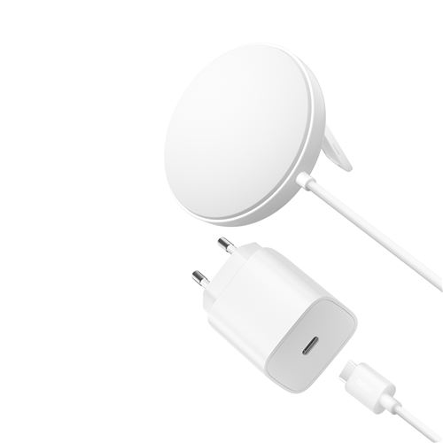 Socle de charge sans fil magnétique Belkin BoostCharge Pro 15 W Blanc pour Smartphone et AirPods