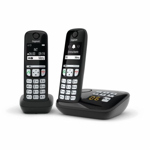 Téléphone fixe sans fil Gigaset A700A Duo Noir