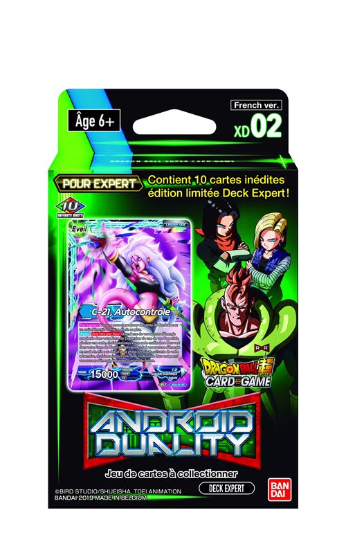 Jeu de cartes Bandai Dragon Ball Super Expert Android Duality