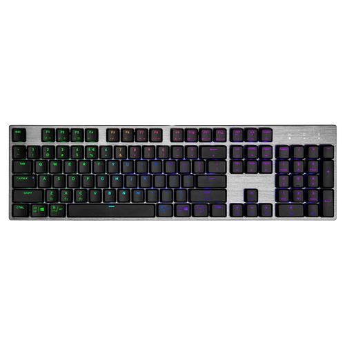 Clavier gaming sans fil Cooler Master SK-653-GKTR1 TTC Noir et gris