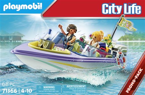 Playmobil City Life 71366 Mariés et bateau