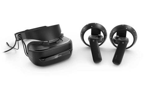 Casque De Réalité Mixte Lenovo Explorer Noir Avec 2 Manettes