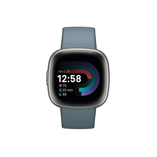 Montre Connectée Fitbit Versa 4 Bleu Inclus 6 Mois À Fitbit Premium