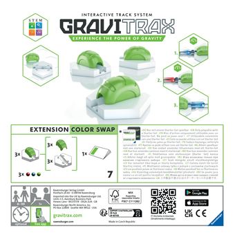 Jeu de construction magnétique Ravensburger Gravitrax Bloc d'action Colour Swap