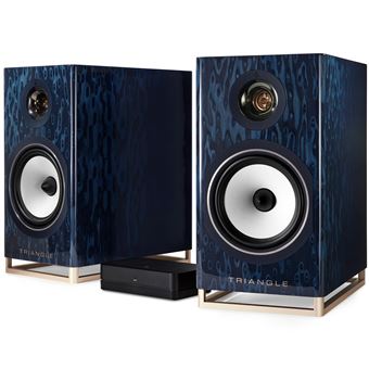 Enceintes connectées Hi-Fi Triangle Capella Bleu Astral Vendues par paire - 1