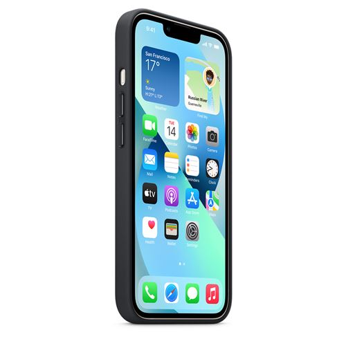 Apple coque en cuir avec MagSafe pour iPhone 13 Pro Max - Glycine •  MediaZone Maroc