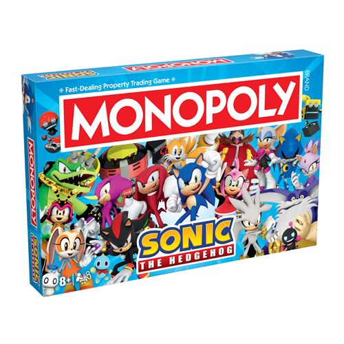 Jeu De Société Monopoly Modern Sonic Winning Moves – À Partir De 8 Ans, 2 À 6 Joueurs