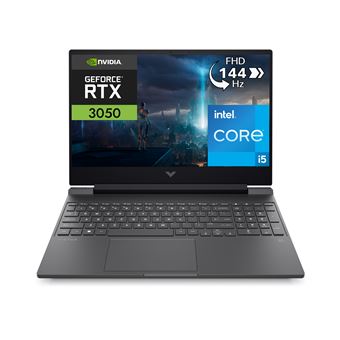 PC Portable Gaming HP Victus Laptop 15-fa0026nf 15,6 Full HD Intel Core™ i5-12450H  16 Go RAM 512 Go SSD NVidia GeForce RTX 3050 Argent mica - PC Portable -  Achat & prix