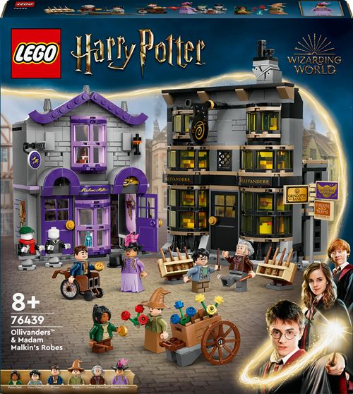 LEGO® Harry Potter™ 76439 Ollivander et Madame Guipure, prêt-à-porter pour mages et sorciers État correct - Lego Harry Potter reconditionné disponible sur Fnac