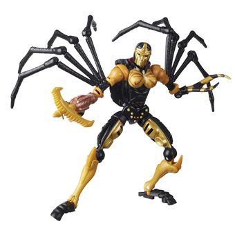 Figurine Transformers Kingdom War pour Cybertron Black Arachnia Deluxe Class