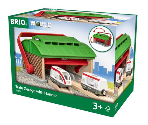 Garage pour trains portatif World Brio