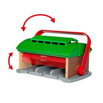 Garage pour trains portatif World Brio