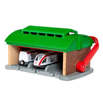 Garage pour trains portatif World Brio