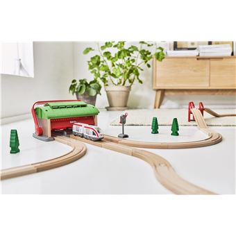 Garage pour trains portatif World Brio