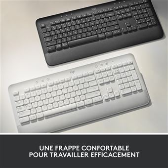 Clavier ergonomique sans fil Logitech Signature K650 Gris graphite