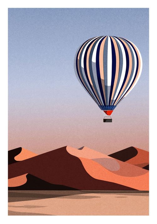 Affiche Sergeant Paper Sahara 50x70 cm Edition limitée signée