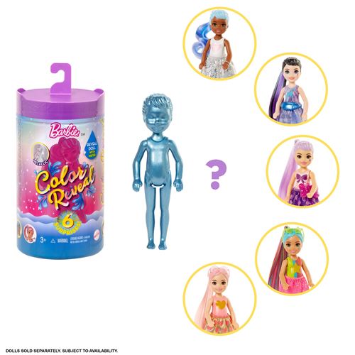 Poupée Barbie Chelsea Color Reveal Modèle aléatoire