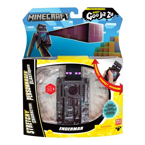 Figurine Mrbeast Enderman Goo Jit Zu Minecraft 11 cm