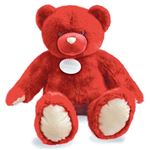 Ours en peluche Doudou et Compagnie Collection 120 cm Rubis