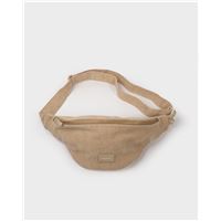 Casyx Bauchtasche, aus Samt, Sand