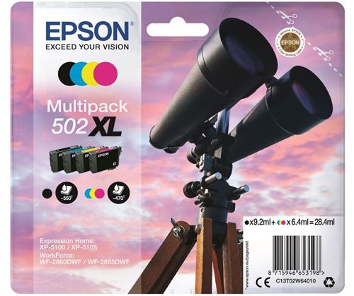 Pack de Cartouche d'encre Epson Jumelles 4 couleurs XL