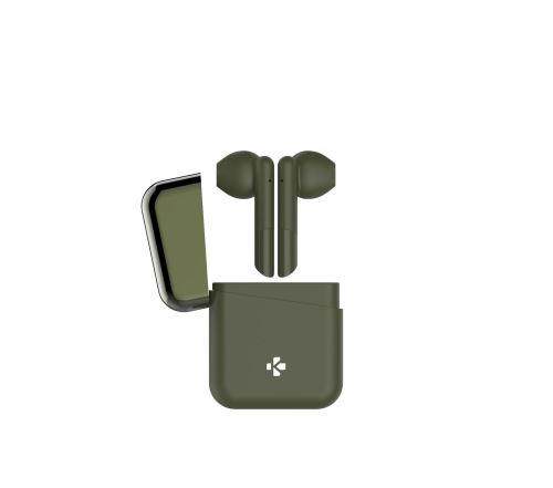 MyKronoz ZePods - Werkelijk draadloze koptelefoon met micro - inwendig - Bluetooth - kaki