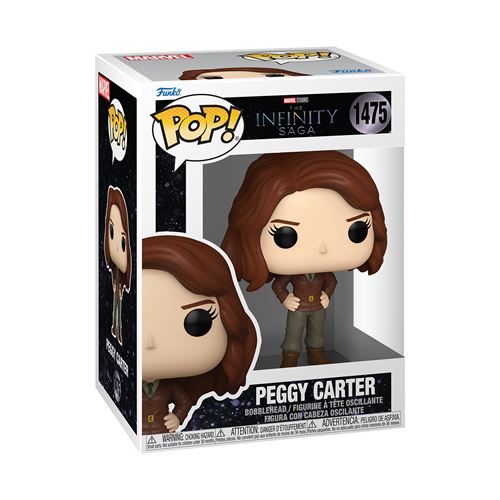 Figurine vinyle Funko Pop! Marvel The Infinity Saga Peggy Carter n°1475 Bobblehead 9 cm Neuf - vue 3