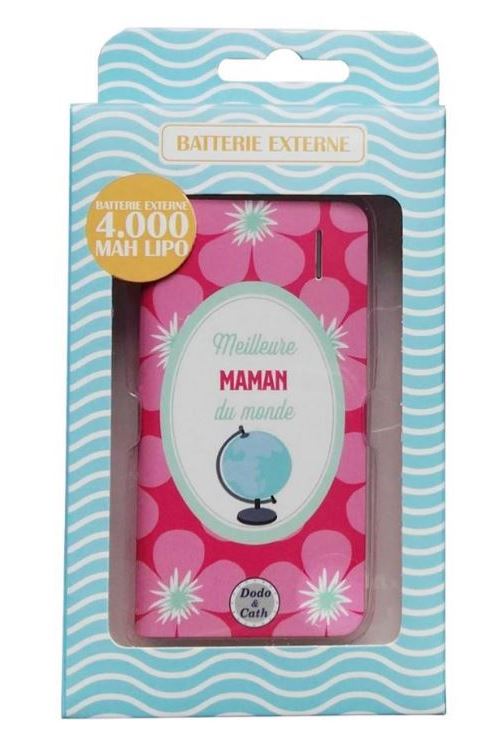 Dodo en Cath Beste Mama van de wereld 4000mAh Externe Batterij