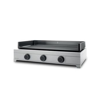 Plancha gaz Forge Adour Modern 75 I 6000 W Noir et Argent