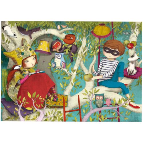 Puzzle 50 pièces LA LECTURE Puzzle Michele Wilson Multicolore