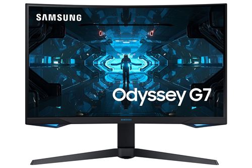 Samsung Odyssey G7 C32G75TQSR - G75T Series - LED-monitor - gebogen - 32 (32 zichtbaar) - 2560 x 1440 WQHD @ 240 Hz - VA - 600 cd/m² - 2500:1 - DisplayHDR 600 - 1 ms - HDMI, 2xDisplayPort - zwart