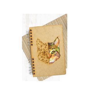 Carnet A4 non ligné Chat