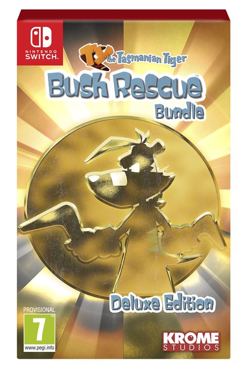 Ty The Tasmanian Tiger Bush Rescue Bundle Deluxe Edition Nintendo Switch
