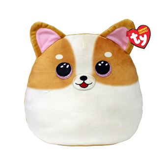 Peluche Ty Squish A Boos Coussin Tanner le chien 20 cm Peluche
