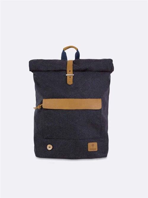 Sac à dos en laine Faguo Bleu Gris