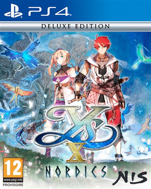 Pochette avant du jeu Ys X: Nordics Edition Deluxe PS4