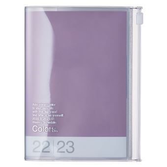Agenda scolaire Mark's Colors 2022 2023 A6 Violet