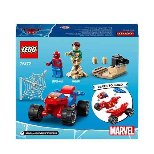 LEGO® Marvel 76172 Le combat de Spider-Man et Sandman, jeu super