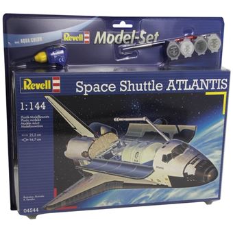 Revell – Maquette Space Shuttle Atlantis – Modèle Réduit à Monter Et Peindre – Niveau Moyen – Pour Passionnés D’astronomie Dès 10 Ans