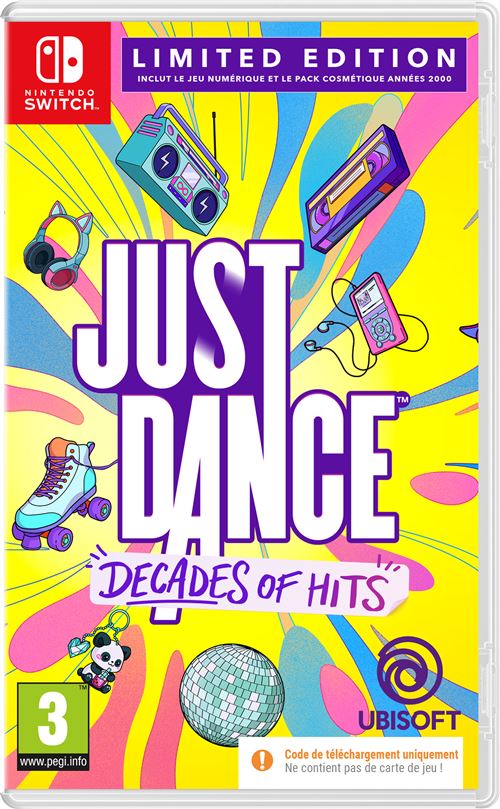 Just Dance Decades of Hits Limited Edition Code in a box Nintendo Switch