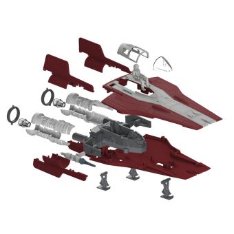 Jeu de construction Revell Star Wars Resistance A Wing Fighter Rouge